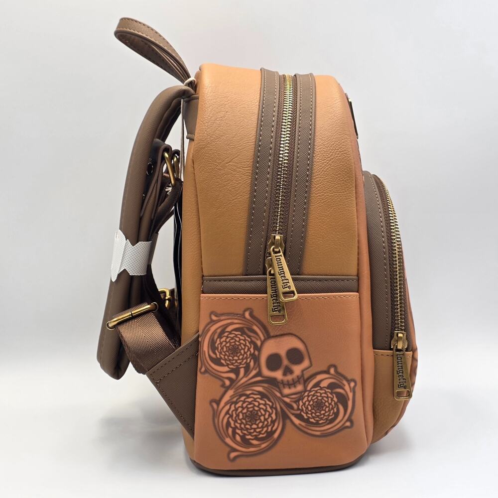 Loungefly Disney Pixar Coco Floral Miguel Tonal Mini Backpack New - Picture 4 of 11